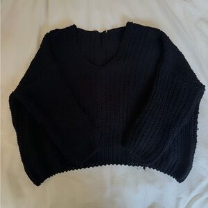 Women's Black Knit Sweater